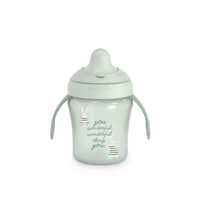 Suavinex Wonderland tazza antigoccia 200 ml verde 6m+