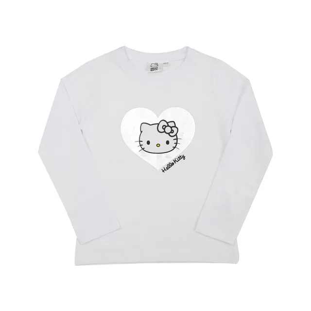 Toys Center Baby Hello Kitty t-shirt bimba bianca