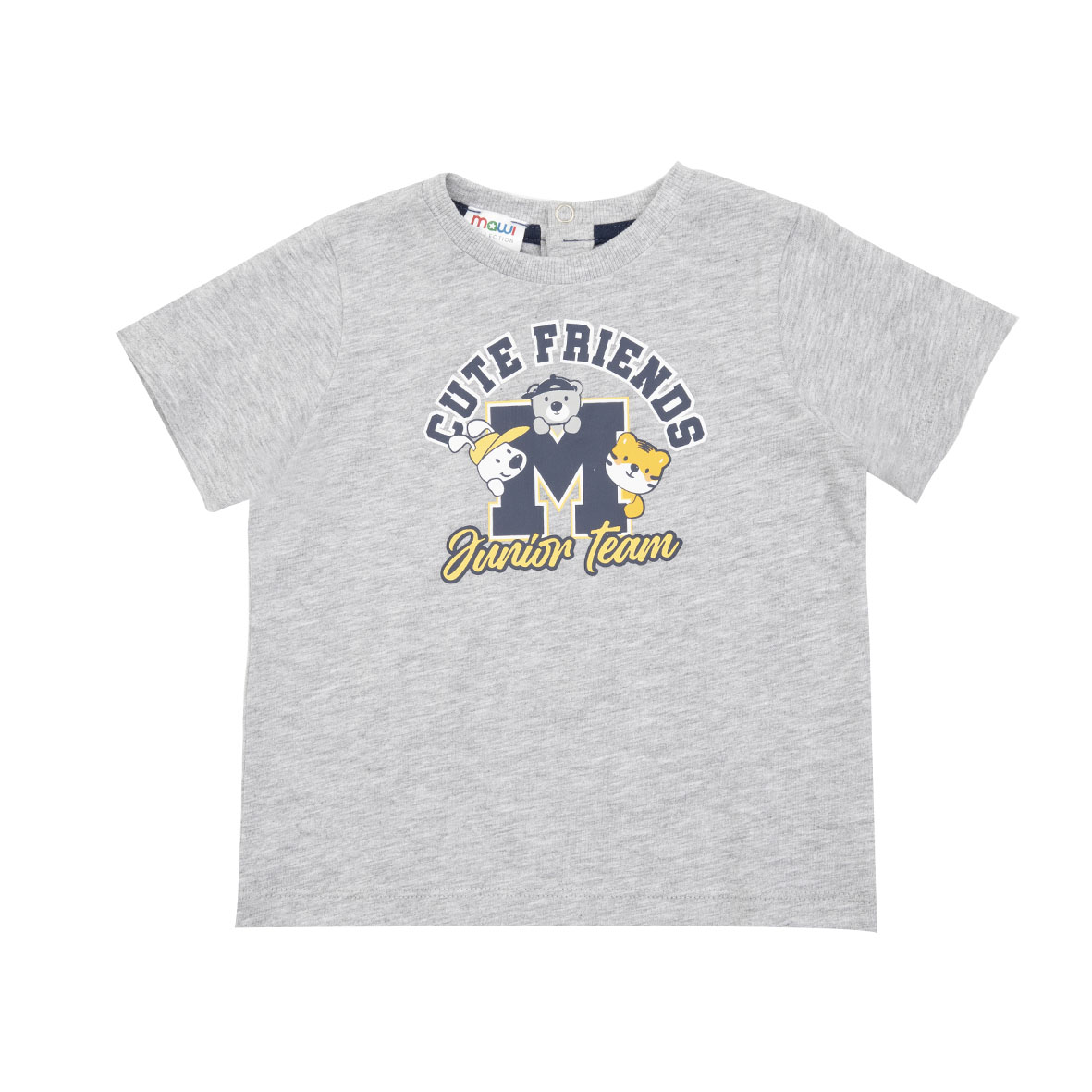 Toys Center Baby Junior Team T-Shirt Bimbo Grigia Girocollo