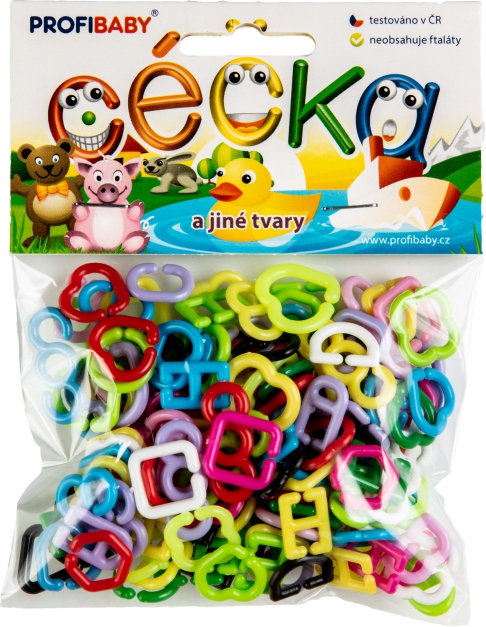 Profibaby Costruzioni a C plastica 150 pezzi colorate