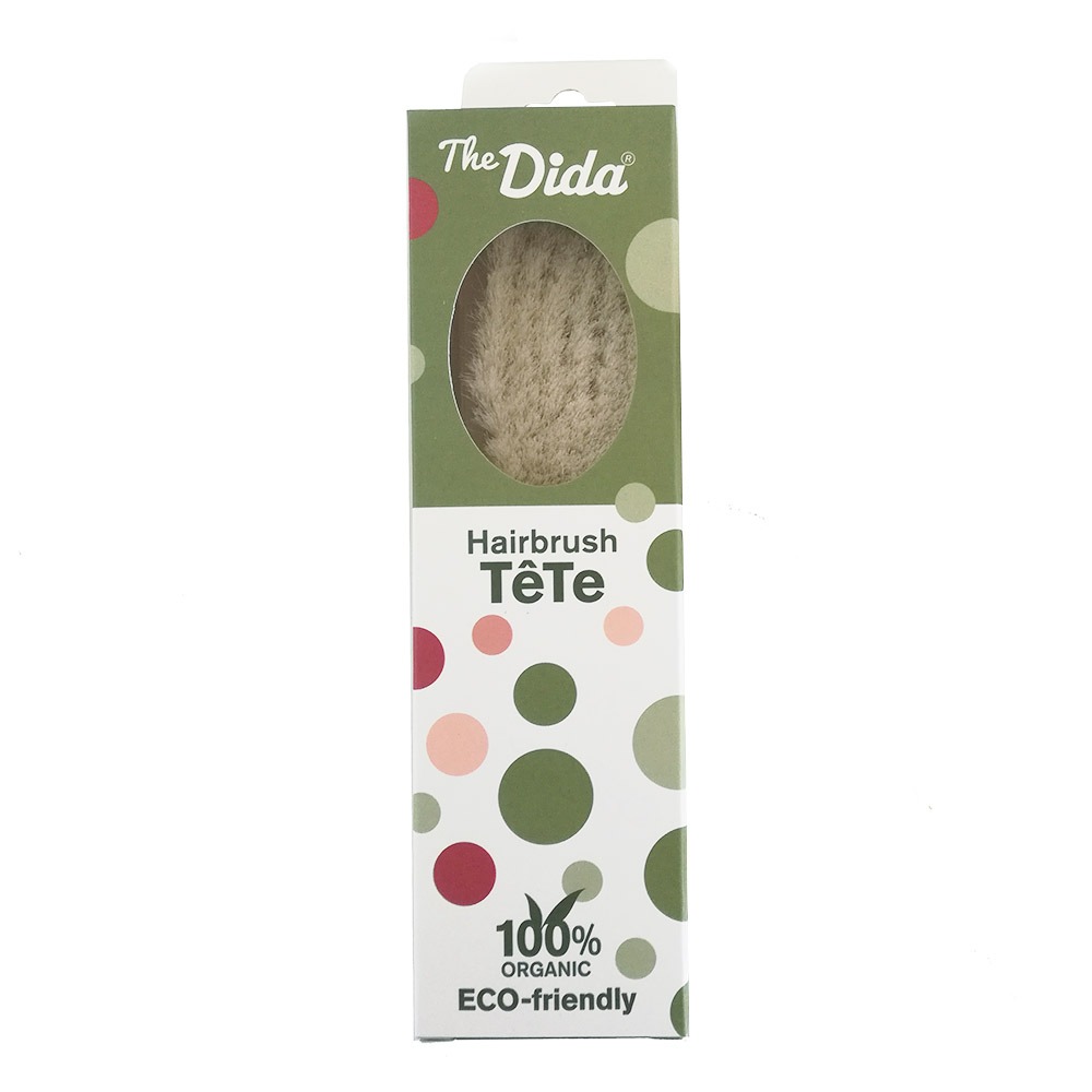 Tête Spazzola neonato legno naturale setole di capra