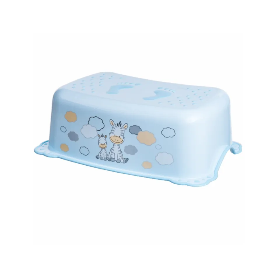 Giordani Pedana Bagno Zebra Azzurra Rialzo