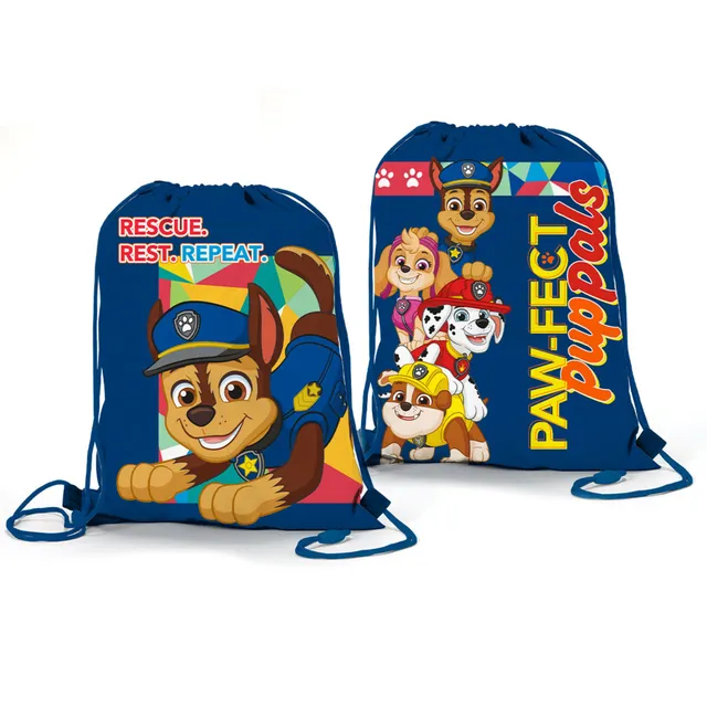 PAW Patrol Rescue zaino sacca blu Chase squadra