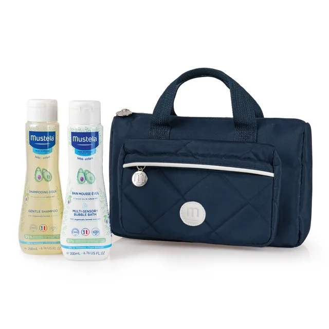 Mustela Vanity Set 2024 set bagnetto 2x200ml pochette
