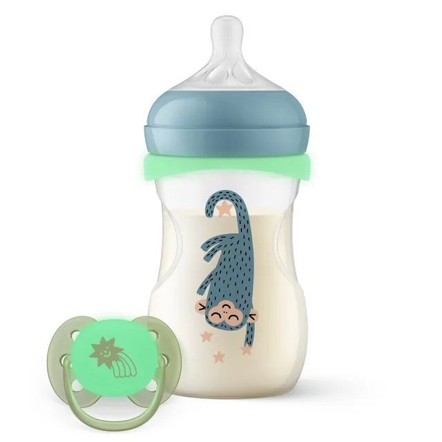 Philips Avent Natural Response Notte Biberon 260 ml + Ciuccio