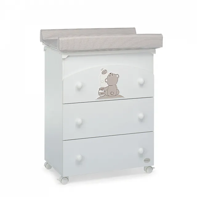 Foppapedretti Golosone bagnetto fasciatoio legno bianco beige