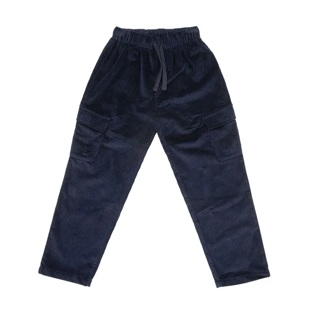 Toys Center Baby pantalone velluto bimbo blu coste