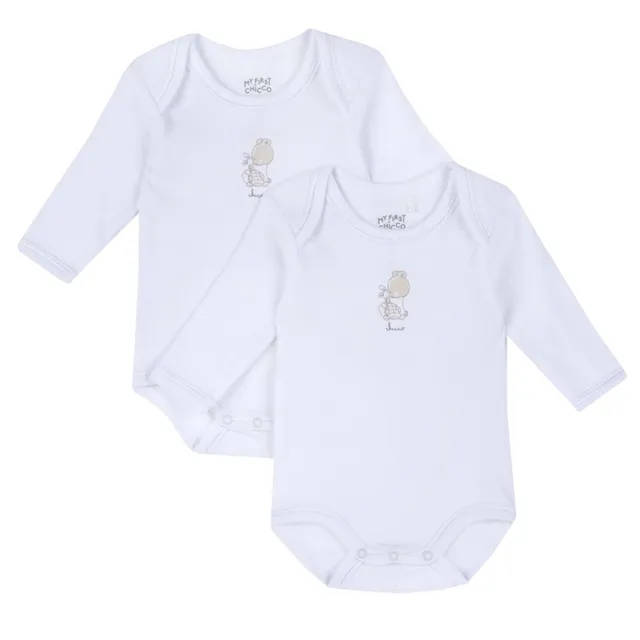 Chicco Body Manica Lunga 9 Mesi 2 Pezzi Cotone