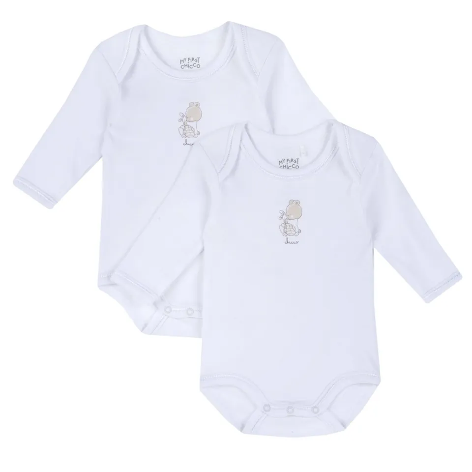 Chicco Body Manica Lunga 9 Mesi 2 Pezzi Cotone