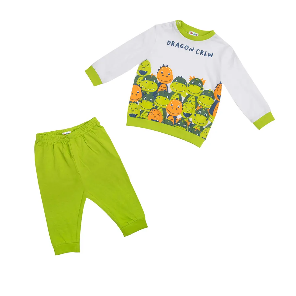 Toys Center Baby Draghi pigiama bimbo lungo due pezzi verde