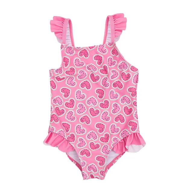 Toys Center Baby costume intero bimba rosa angurie cuori