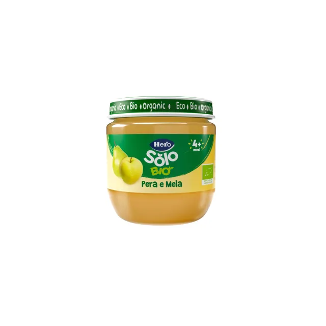 Hero Solo Pera e Mela Omogeneizzato 120g Senza Zuccheri