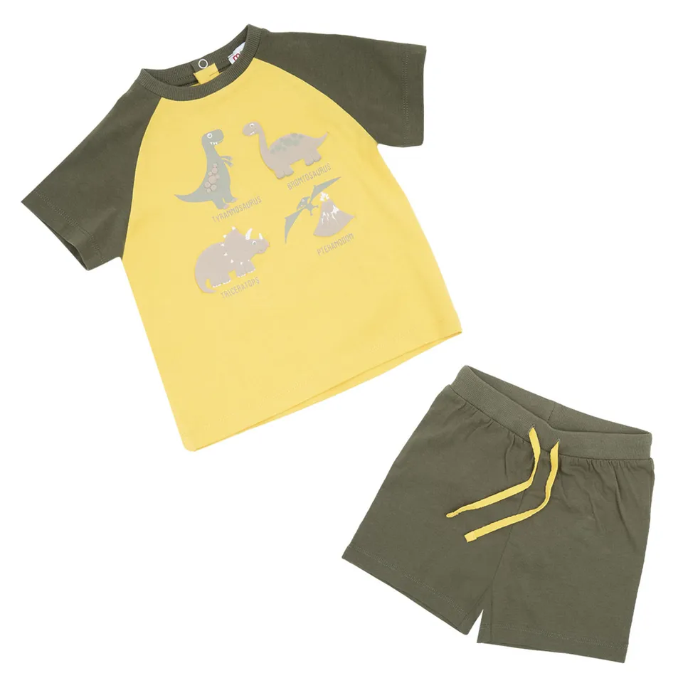 Toys Center Baby Dino Completo Bimbo 2 Pezzi Giallo Verde