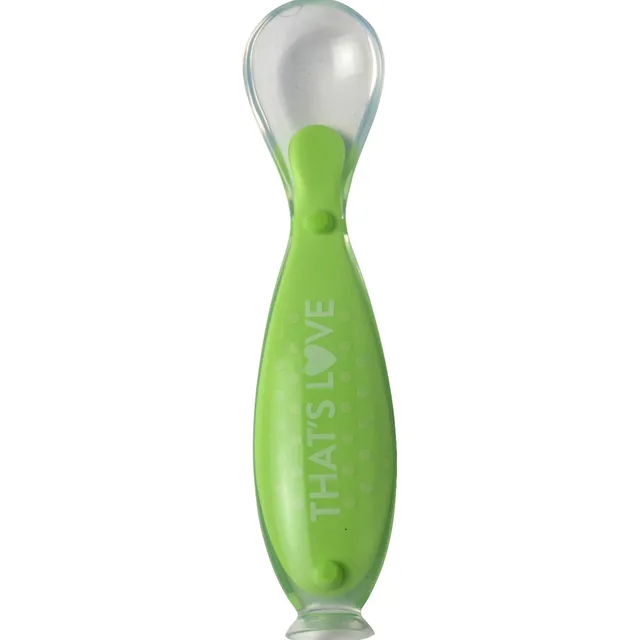 That's Love Cucchiaio in Silicone con Ventosa 6M+ Svezzamento
