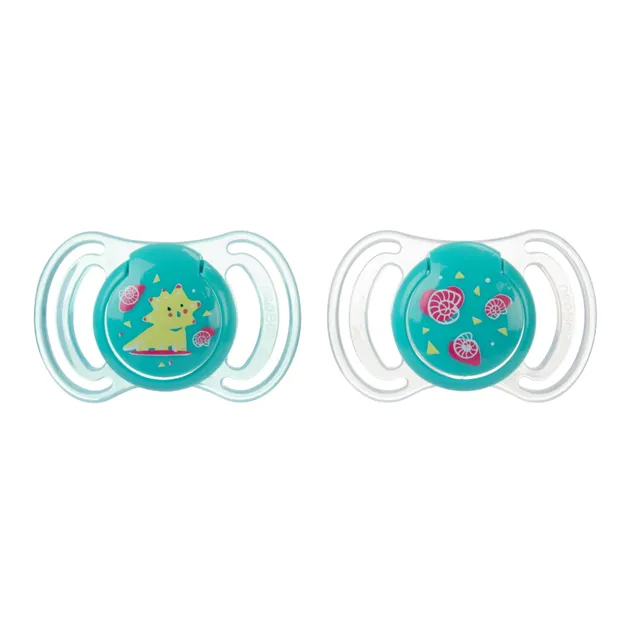 Neo Baby Anatomico Silicone Succhietto 12M+ Verde 2pz