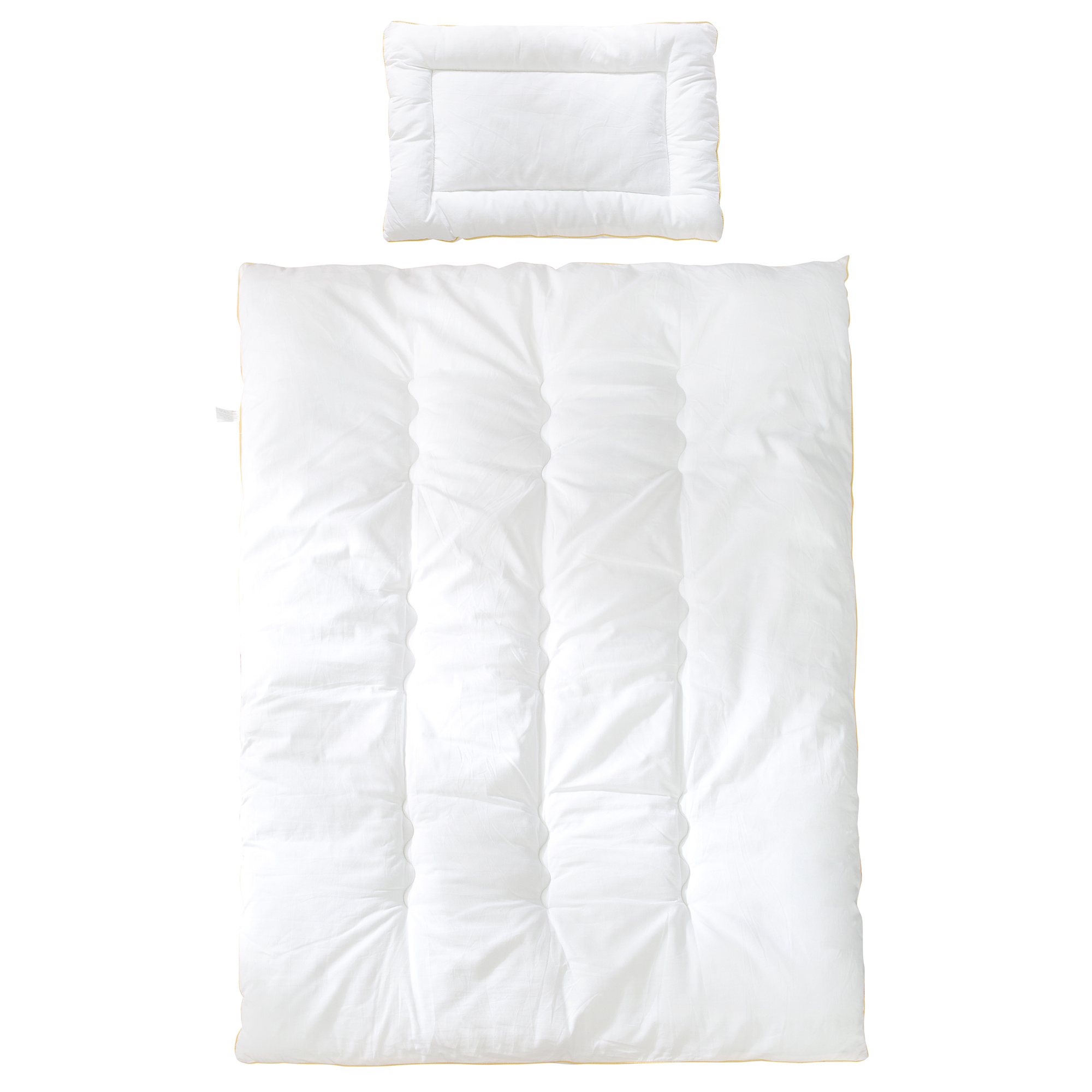 Roba set piumino + cuscino bianco 100x130 cotone