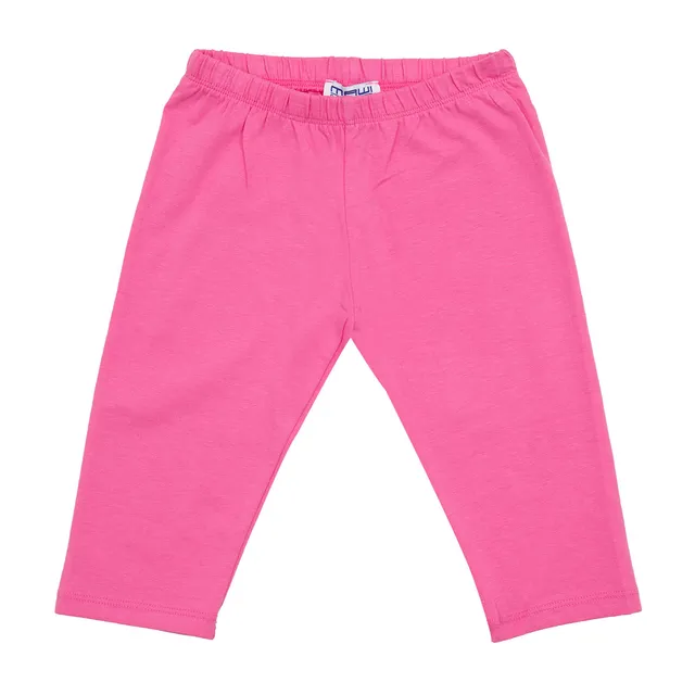 Mawi Leggings 3/4 Bimba Fuxia Tinta Unita