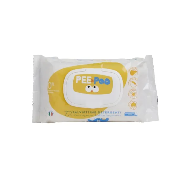 Pee&Poo Salviettine Pop-Up 72 Pz Delicate