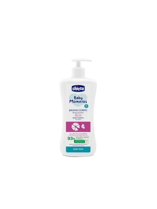 Chicco Baby Moments Relax bagno corpo malva neonato