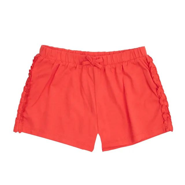 Toys Center Baby shorts bambina corallo con volant