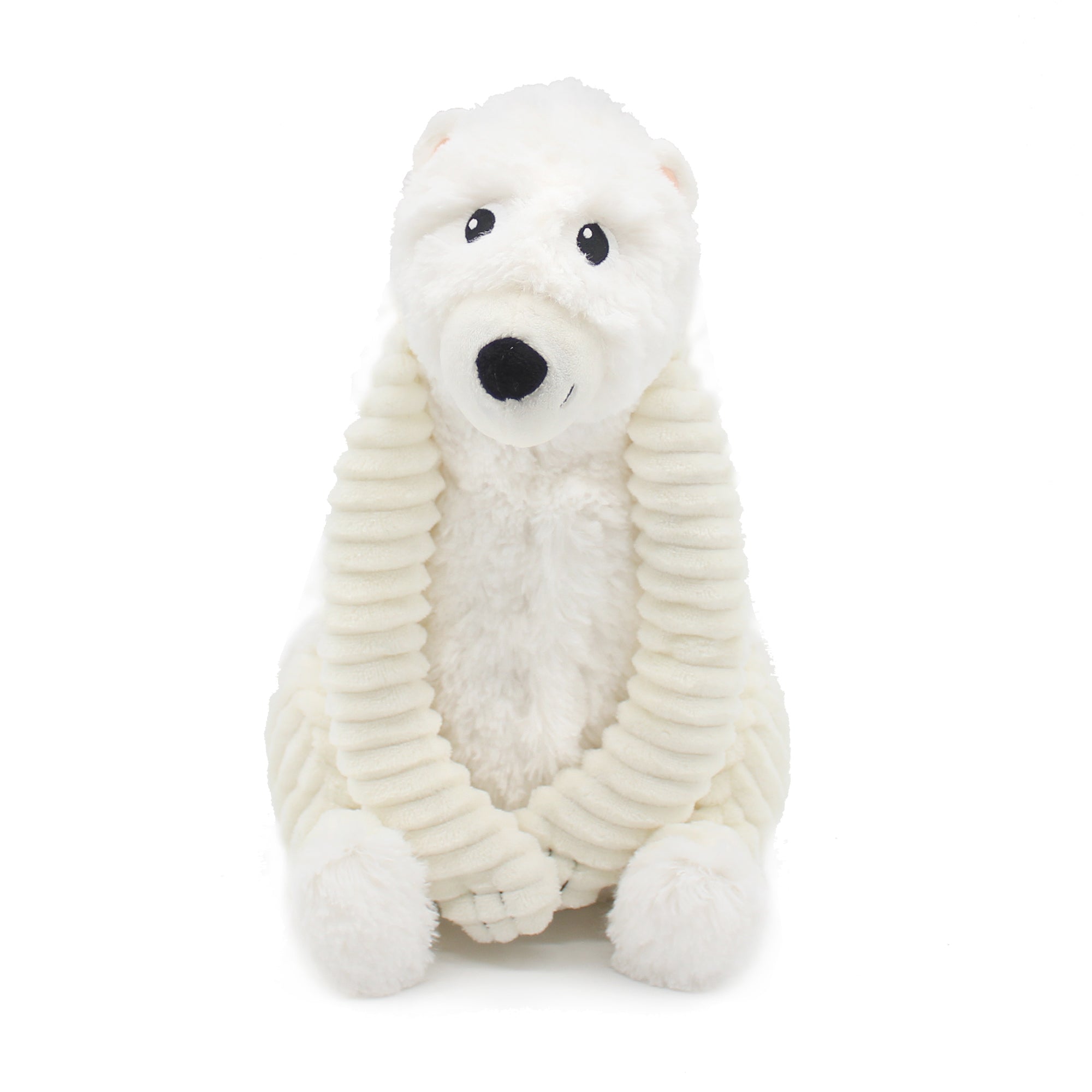 Les Deglingos Ptipotos Grobidou peluche orso bianco 31 cm