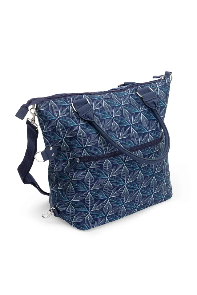 Giordani Smart Bag borsa fasciatoio blu in tessuto spaziosa