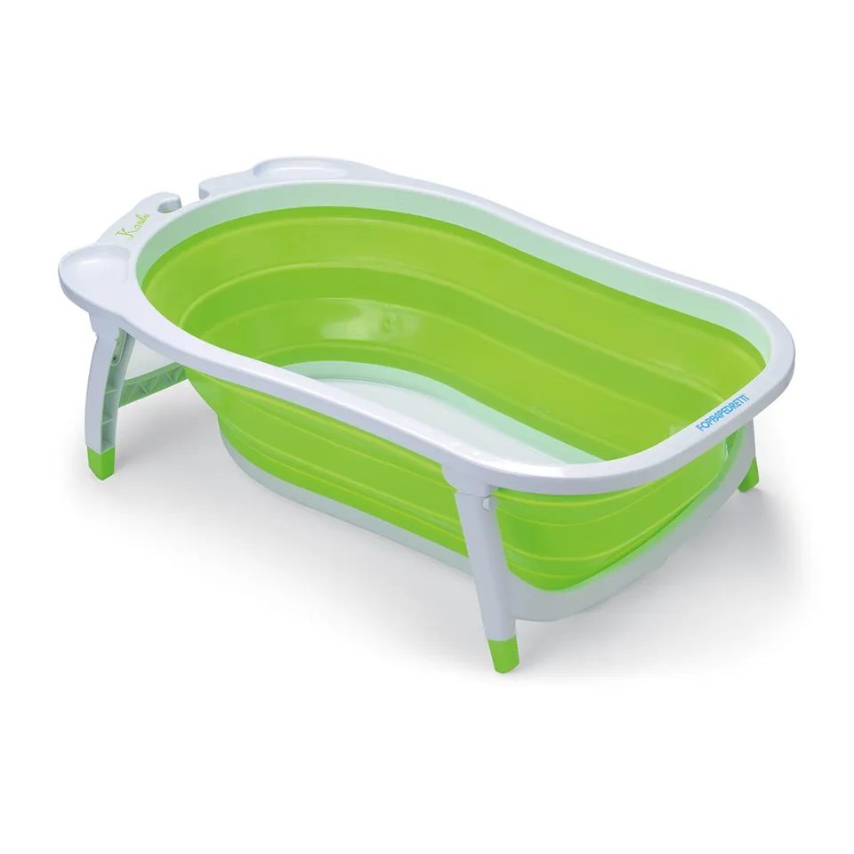 Foppapedretti Soffietto vaschetta bagnetto pieghevole verde