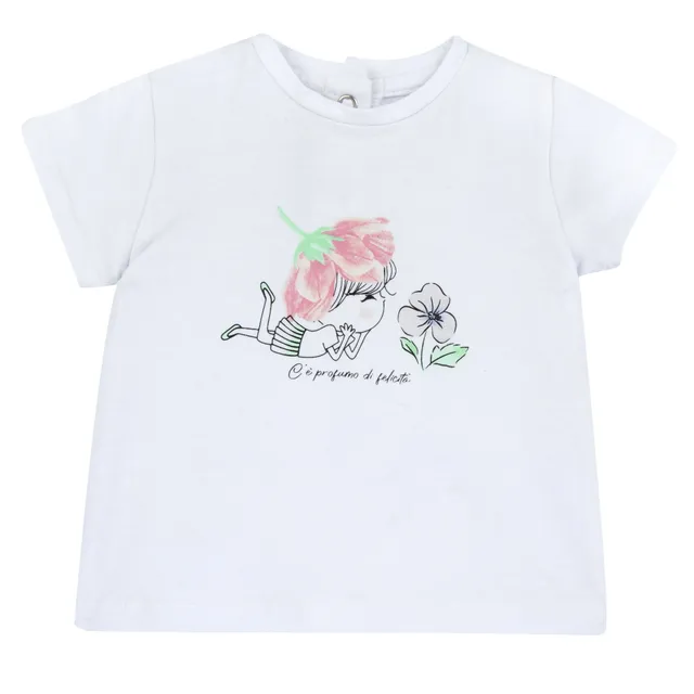 Chicco Maglietta maniche corte cotone bambina