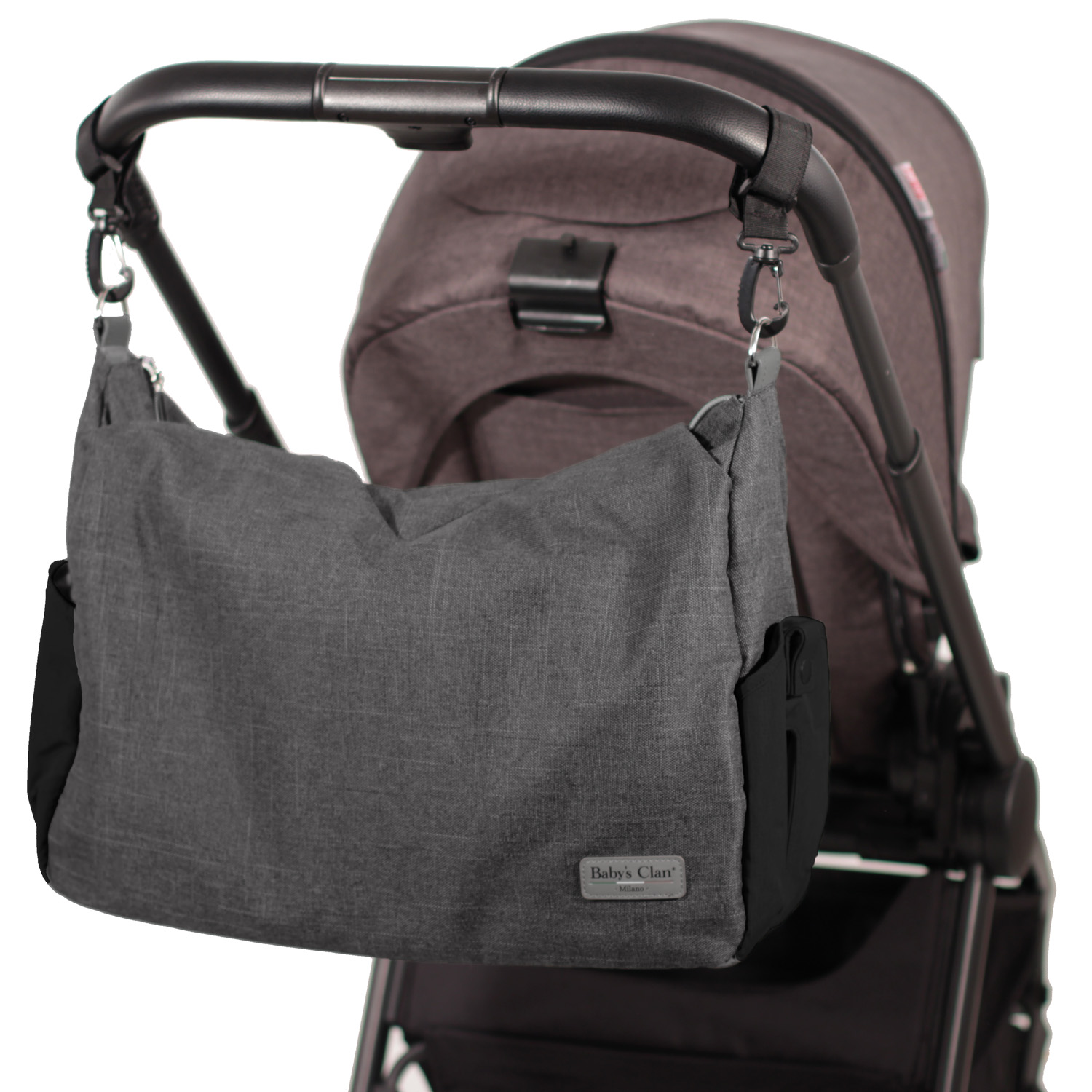 Baby's Clan Febe borsa mamma grigio con fasciatoio