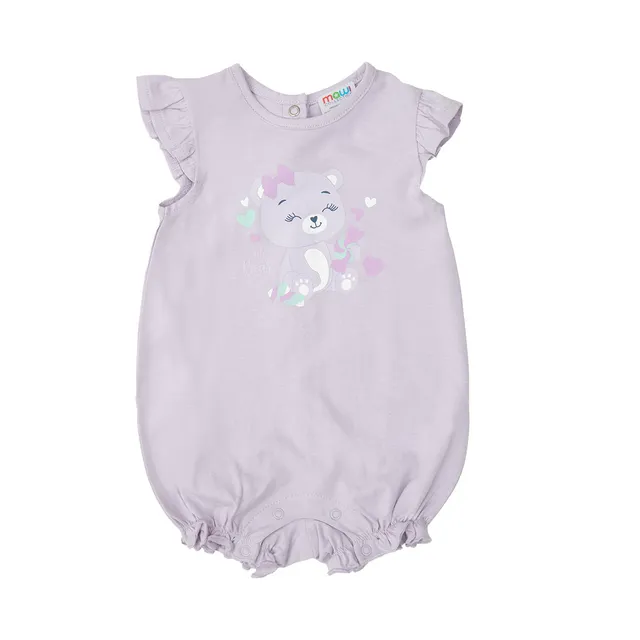 Toys Center Baby pagliaccetto jersey bimba lilla orsetto