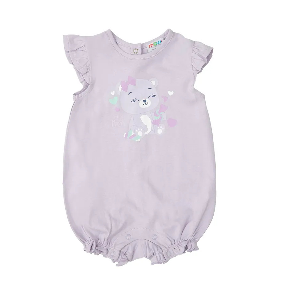 Toys Center Baby pagliaccetto jersey bimba lilla orsetto