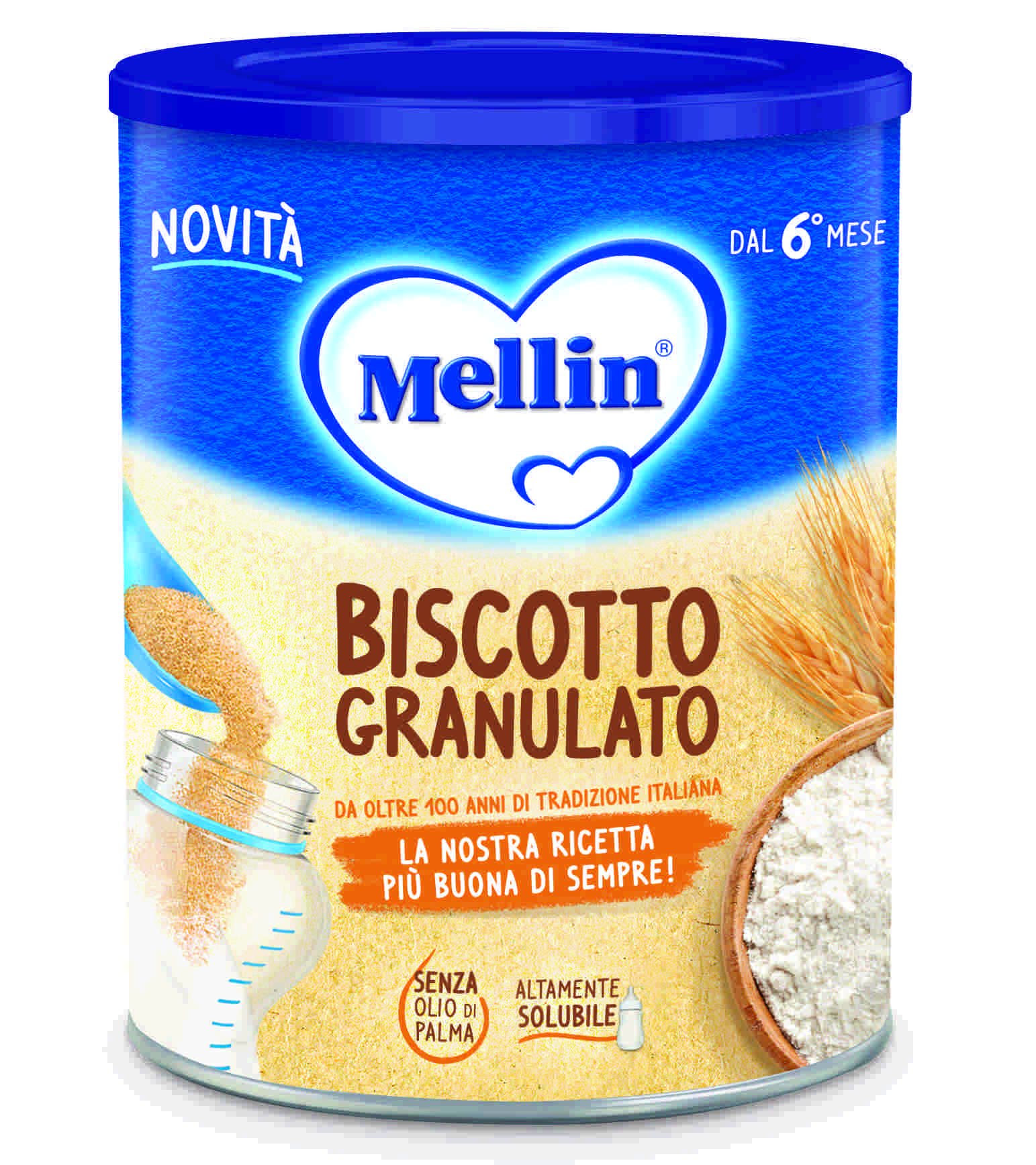 Mellin Biscotto Granulato biscotti 400 g dal 4° mese