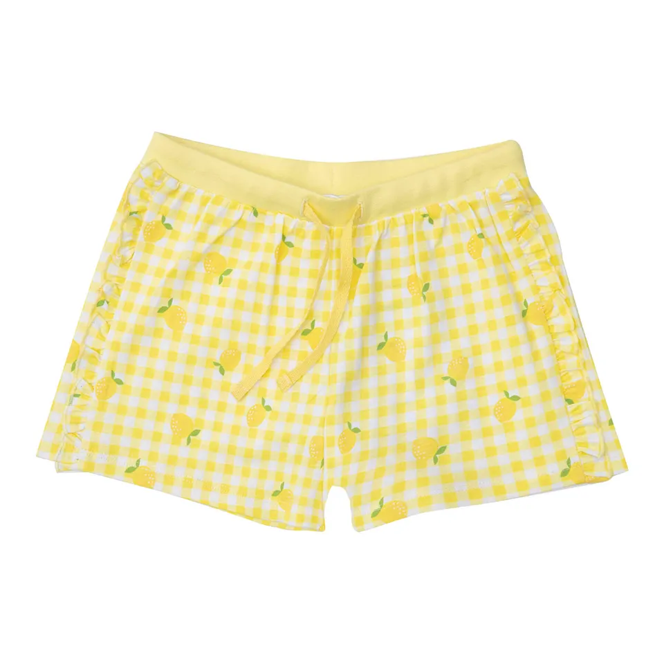 Toys Center Baby Shorts Bimba Frill Giallo Limoni