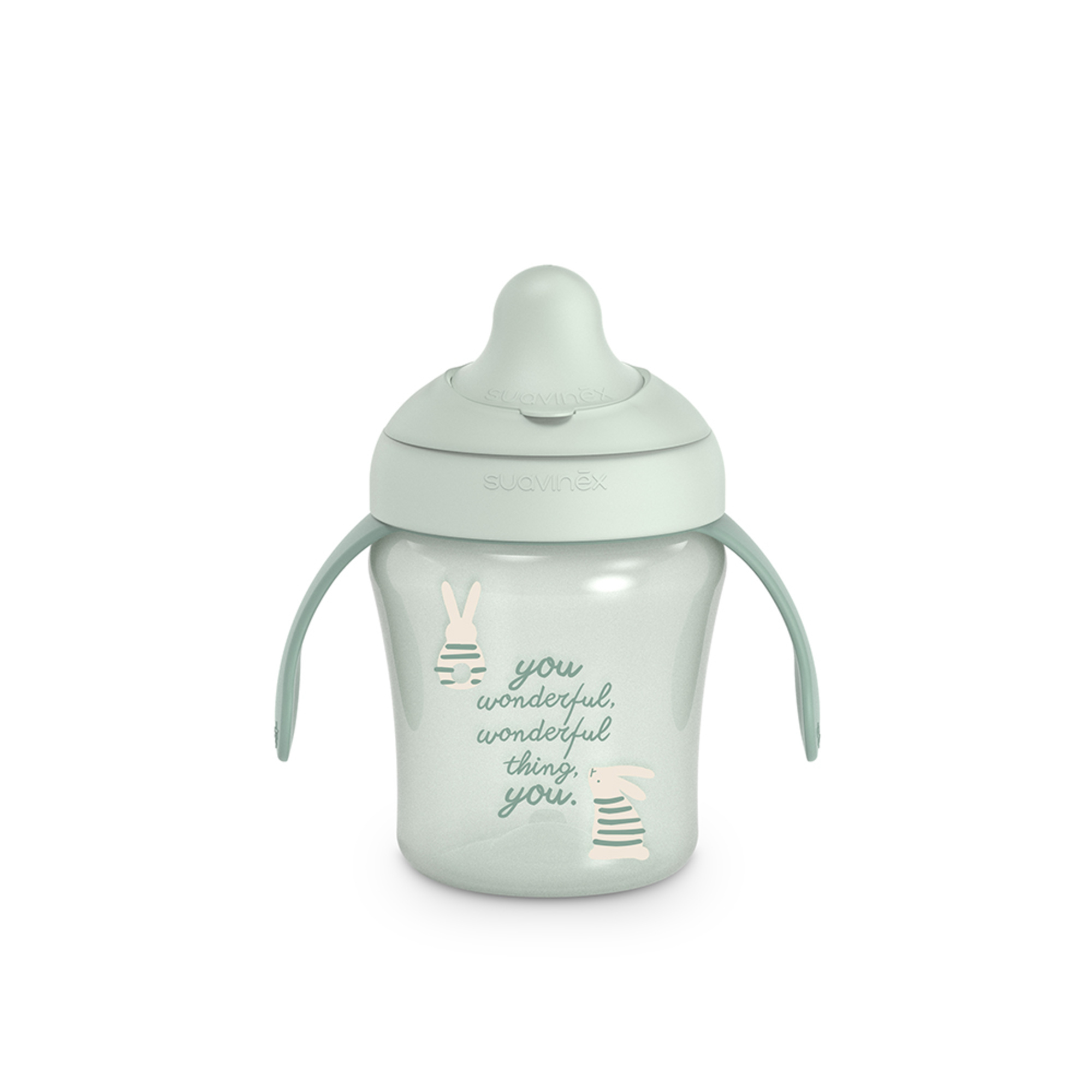Suavinex Wonderland tazza antigoccia 200 ml verde 6m+