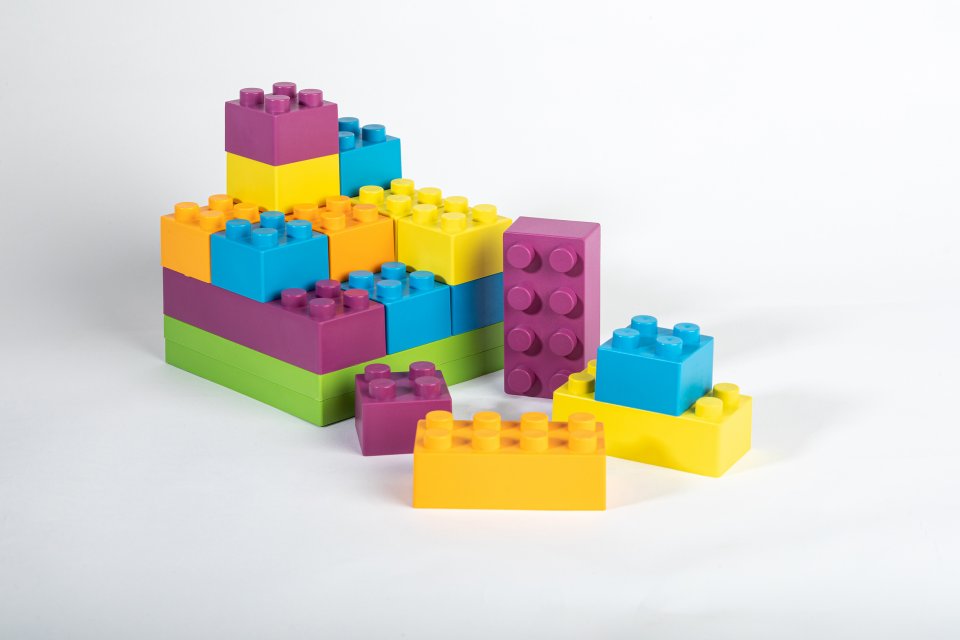 eKoala eKubo Gioco Costruzioni 38 Blocchi Biodegradabili