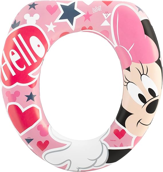 Lulabi Soft Minnie Icon Riduttore WC Morbido Bimbi