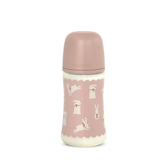 Suavinex Wonderland biberon 270 ml rosa anticolico