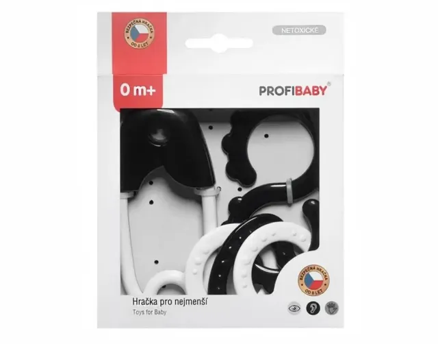 Profibaby Set Sonagli Spilla e Otto per Neonati