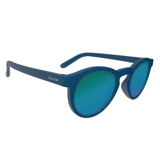 Chicco occhiali da sole bimbo blu lenti a specchio 12m+