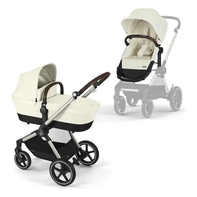 Cybex Eos Lux passeggino 2 in 1 seashell beige navicella