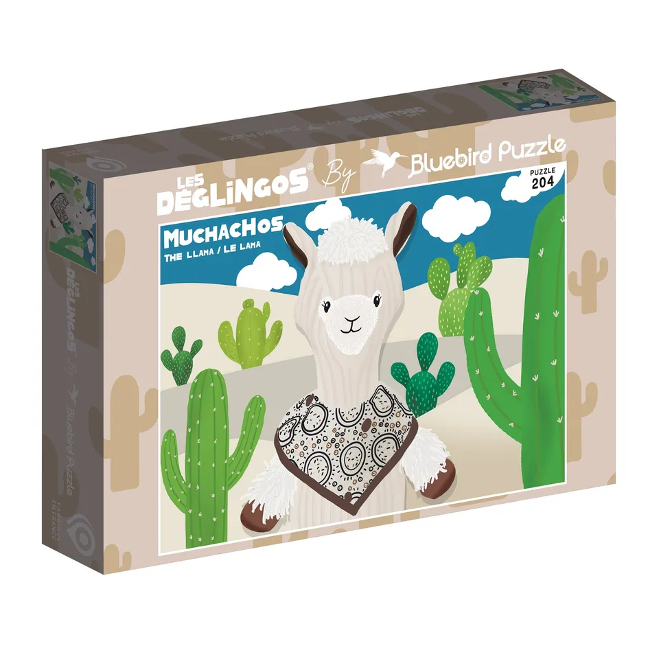 Les Deglingos Muchachos Lama puzzle 204 pezzi 7 anni