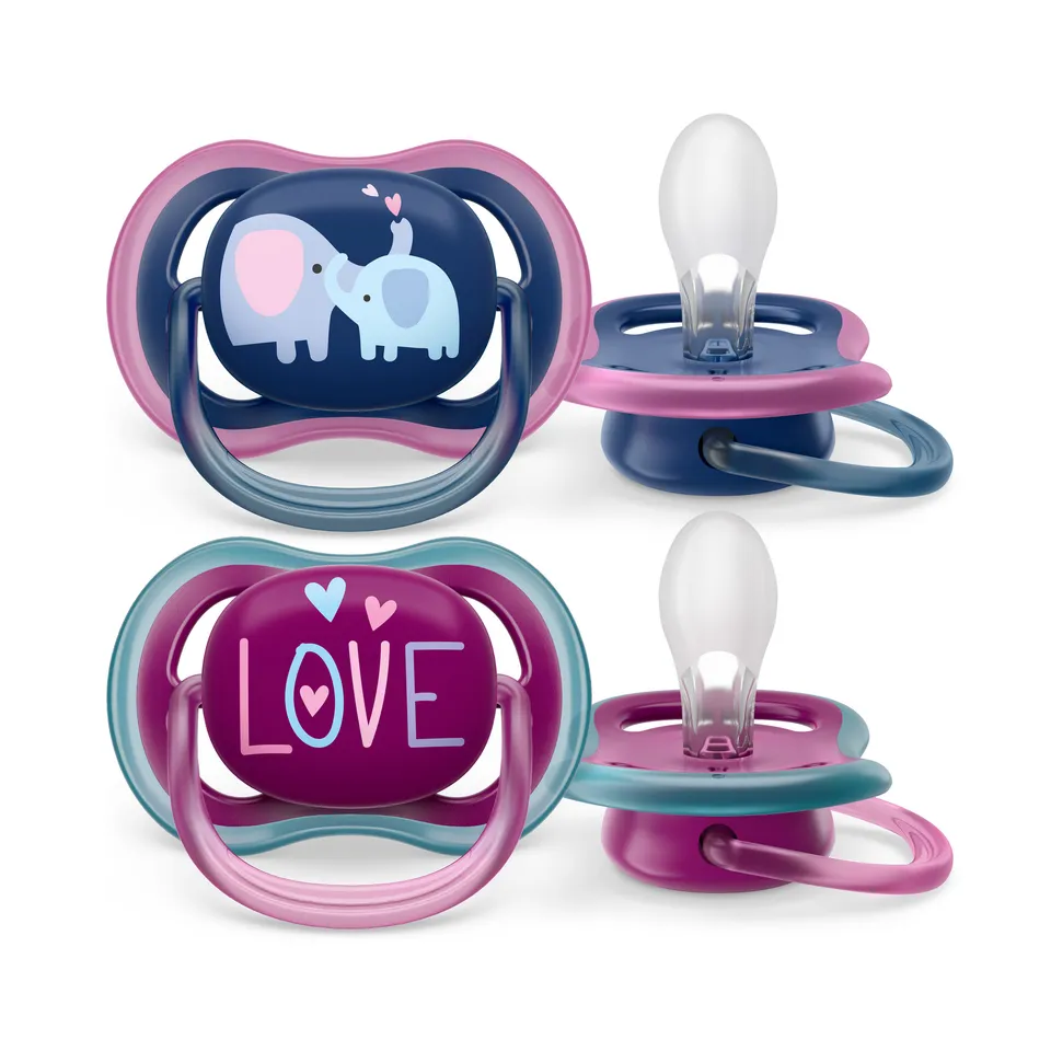 Philips Avent Ultra Air 18m+ succhietto ortodontico blu/viola 2 pz