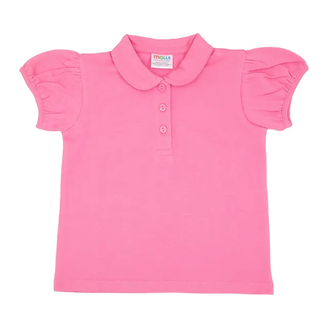 Toys Center Baby Polo maglia bimba rosa stretch