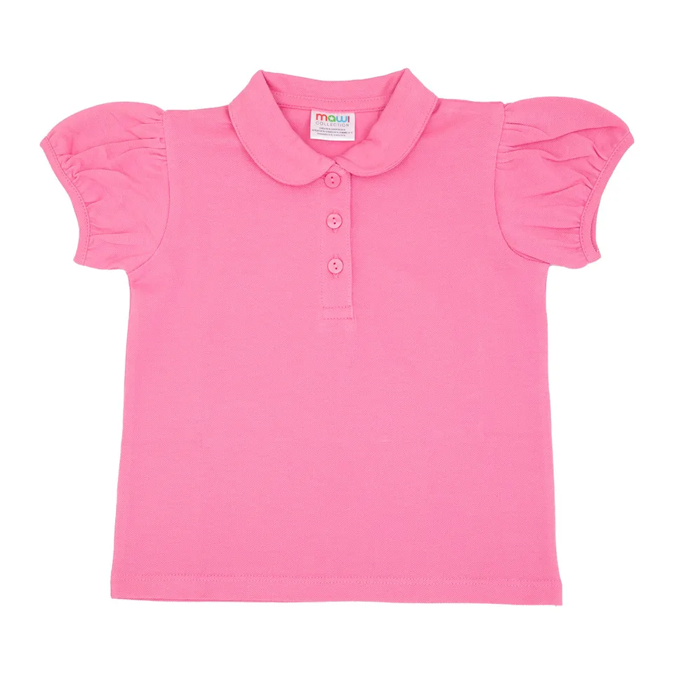 Toys Center Baby Polo maglia bimba rosa stretch