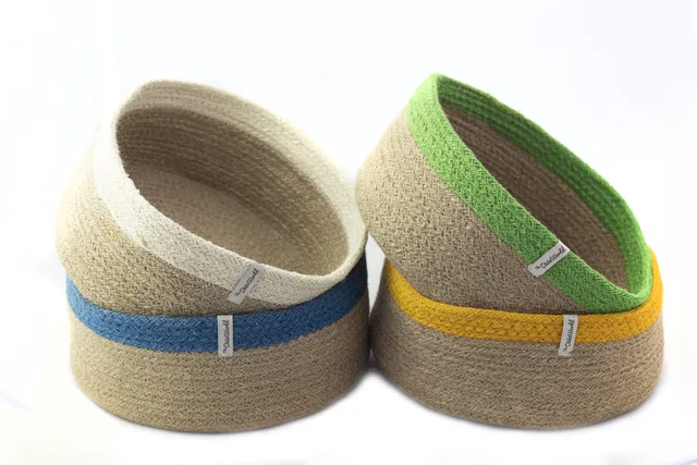 Corr The Jute Works cesta iuta fatta a mano commercio equo