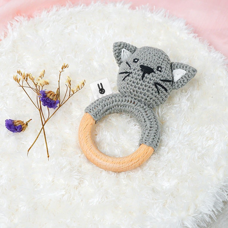 Piccoli Toys Romeo sonaglio uncinetto gatto in cotone