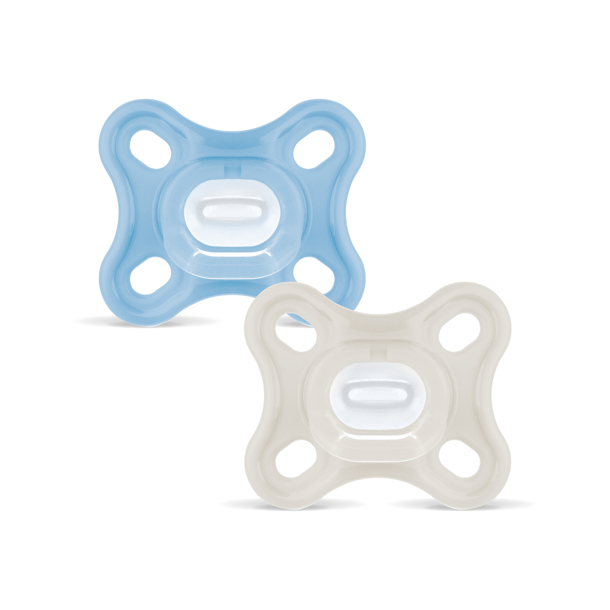 MAM Comfort succhietto silicone 0-3 mesi azzurro 2 pezzi