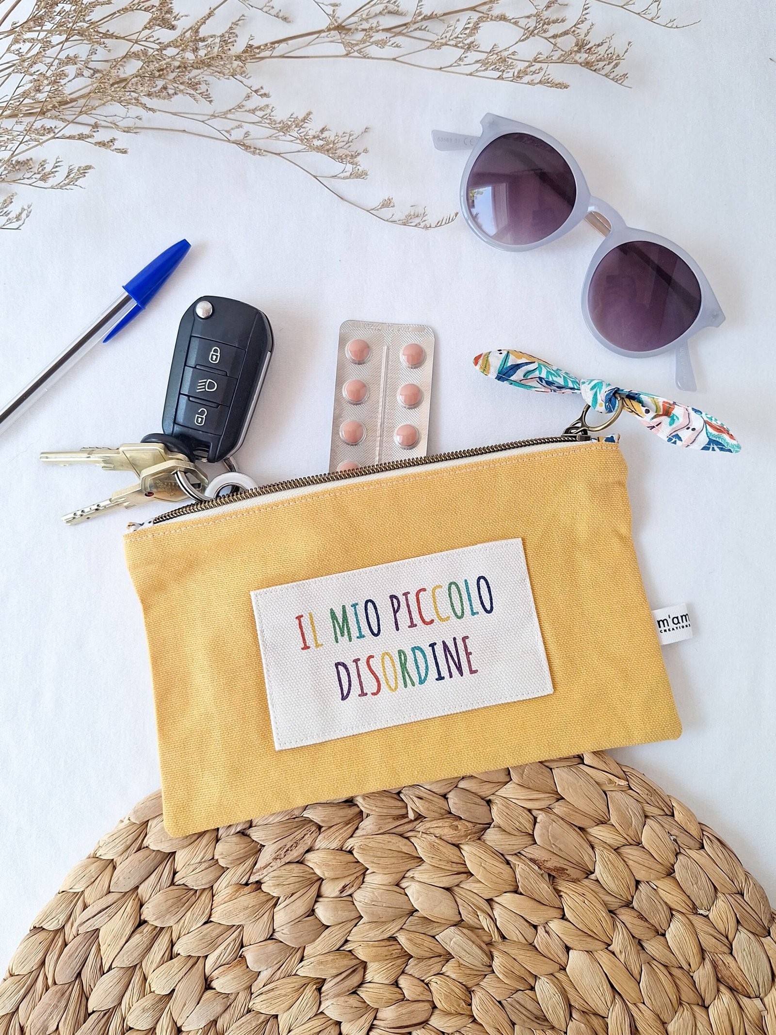 M'Amélie Pochette Il Mio Piccolo Disordine Colorata Cotone