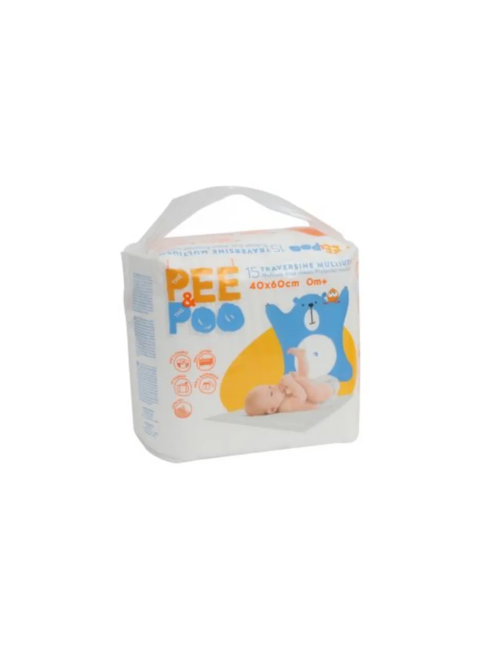 Pee & Poo Traversina usa e getta 40x60 cm triplo strato