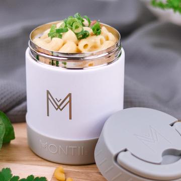 Montii contenitore termico bianco per pappa calda e fredda